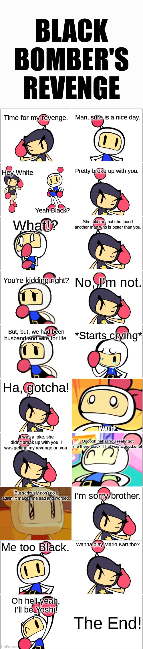 Black Bomber's Revenge (For Context: https://imgflip.com/i/71x3op) | made w/ Imgflip meme maker