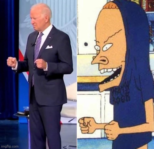 Cornholio Biden | image tagged in cornholio biden | made w/ Imgflip meme maker