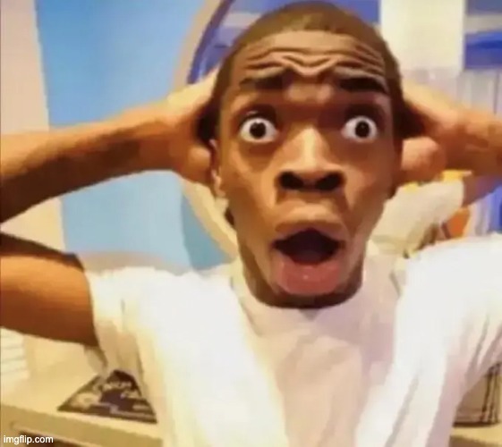 Black Guy Shocked | image tagged in black guy shocked | made w/ Imgflip meme maker