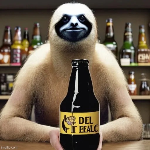Sloth malt beer | image tagged in sloth malt beer | made w/ Imgflip meme maker
