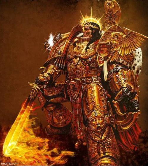 The true Lord of them all | image tagged in god emperor of mankind,warhammer40k | made w/ Imgflip meme maker