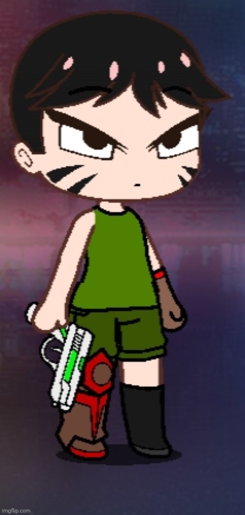 Ginger bread man has been Gacha-ified | made w/ Imgflip meme maker