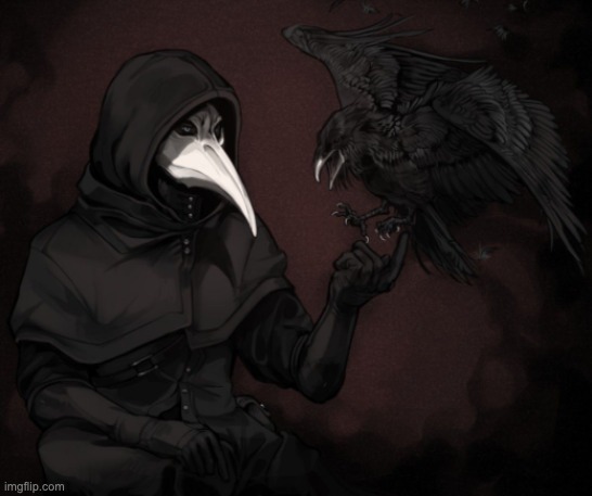 Scp 049 raven | image tagged in scp 049 raven | made w/ Imgflip meme maker