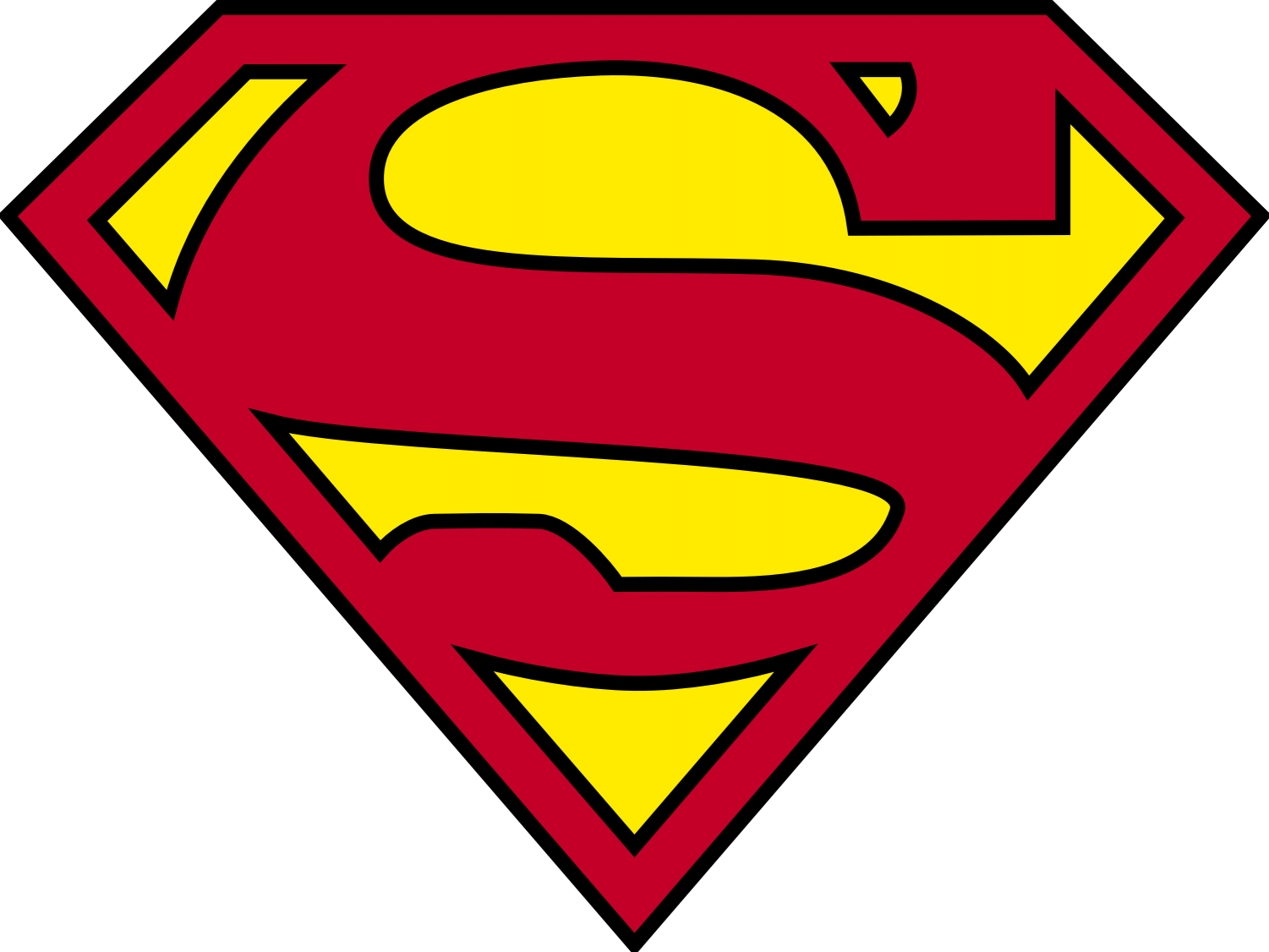High Quality Superman Logo Blank Meme Template