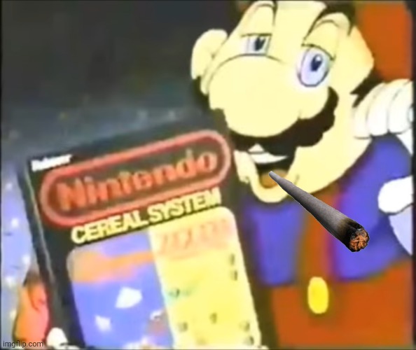 That's not cereal, that's cocaine! | image tagged in high mario | made w/ Imgflip meme maker