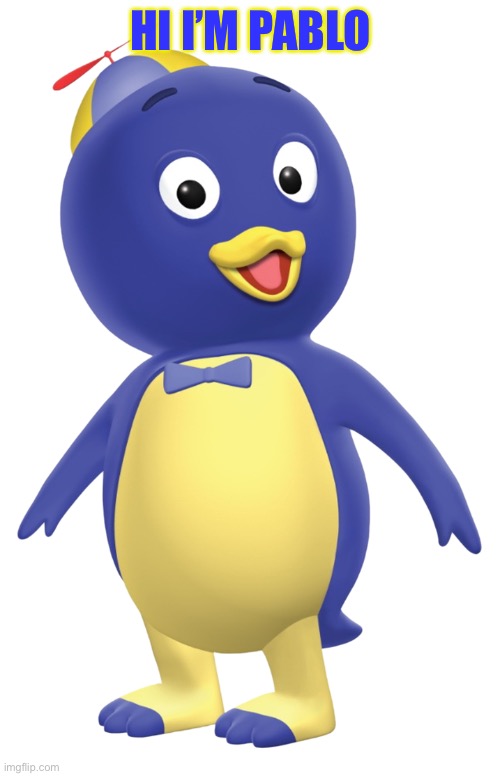 Pablo from the Backyardigans | HI I’M PABLO | image tagged in pablo from the backyardigans | made w/ Imgflip meme maker