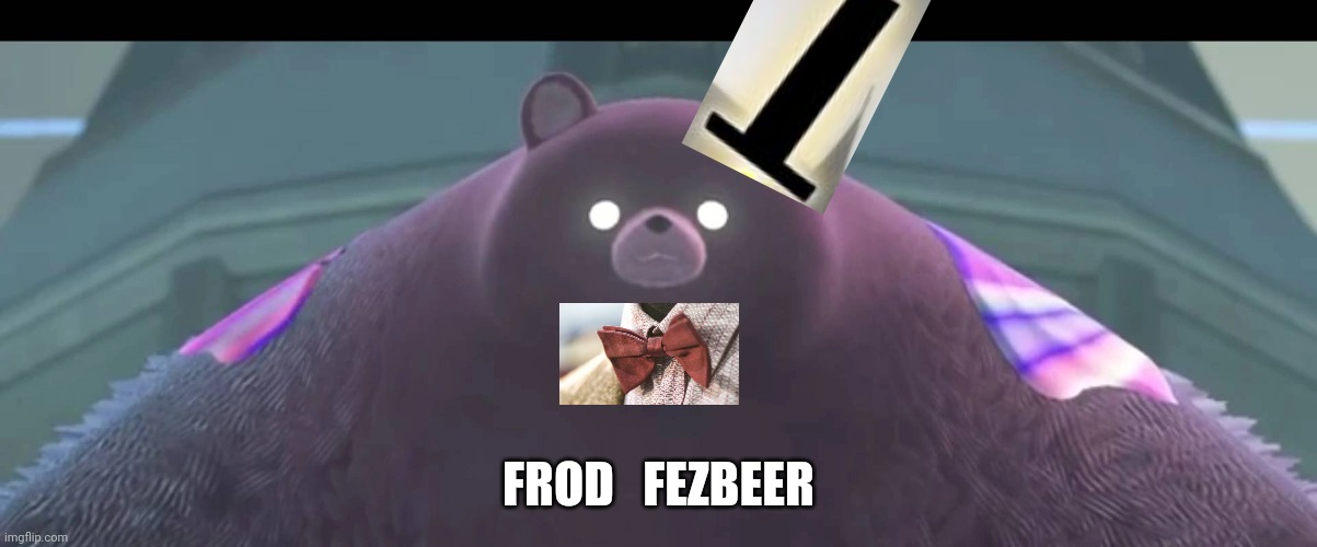 mr. grizz | FROD   FEZBEER | image tagged in mr grizz | made w/ Imgflip meme maker