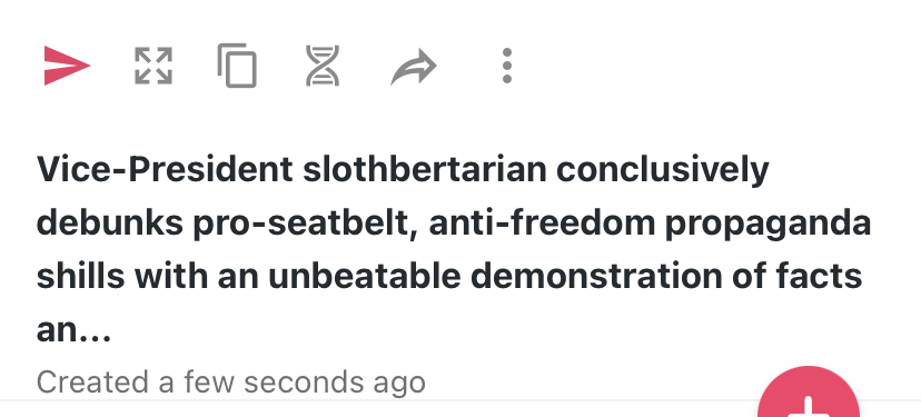 Vice-President slothbertarian conclusively debunks pro-seatbelt, Blank Meme Template