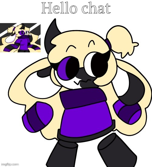 Yez | Hello chat | image tagged in luna as a bambi character drawn by lavybean | made w/ Imgflip meme maker