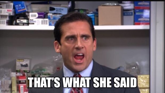 That's what she said the office Michael Scott | THAT’S WHAT SHE SAID | image tagged in that's what she said the office michael scott | made w/ Imgflip meme maker