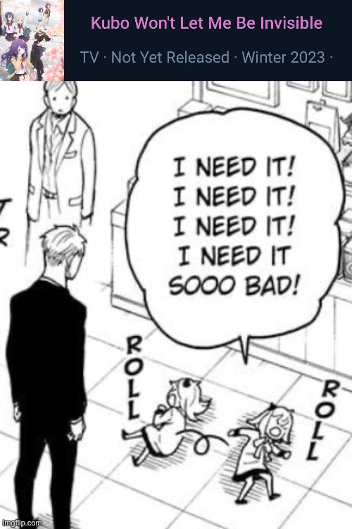 I need | image tagged in i need it anya | made w/ Imgflip meme maker