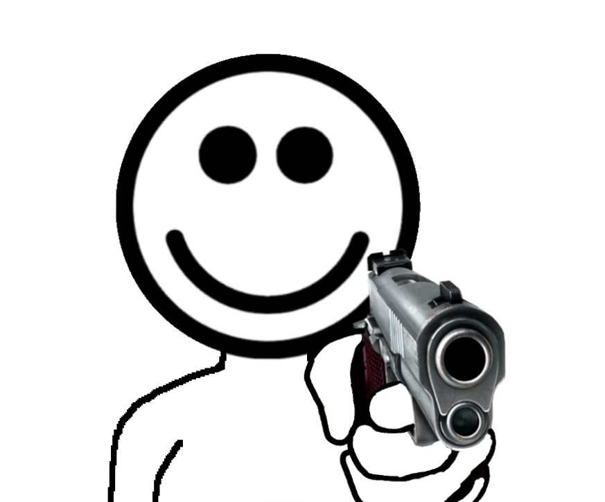 High Quality Offiz pointing gun Blank Meme Template