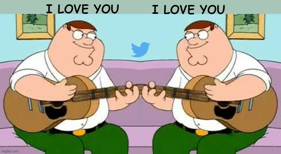 Love Love Love | I LOVE YOU; I LOVE YOU | image tagged in love,i love you,giffin | made w/ Imgflip meme maker