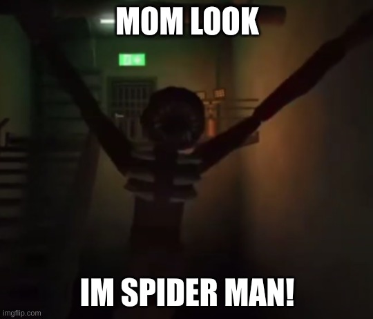 flying figure | MOM LOOK; IM SPIDER MAN! | image tagged in memes | made w/ Imgflip meme maker