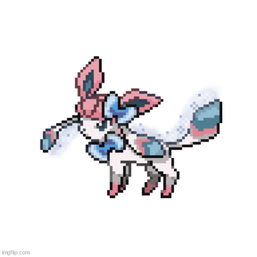 sylceon sprite | image tagged in sylceon sprite | made w/ Imgflip meme maker