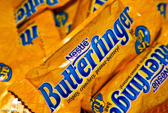 butterfinger | image tagged in butterfinger | made w/ Imgflip meme maker