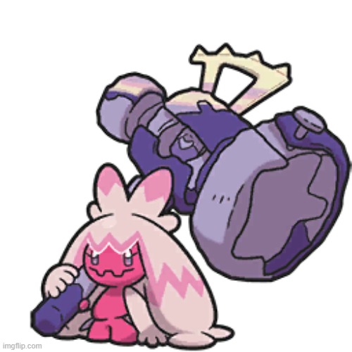 I can't believe they gave a pokemon a comically large hammer I love it | made w/ Imgflip meme maker