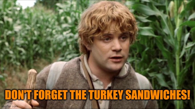 DON'T FORGET THE TURKEY SANDWICHES! | made w/ Imgflip meme maker