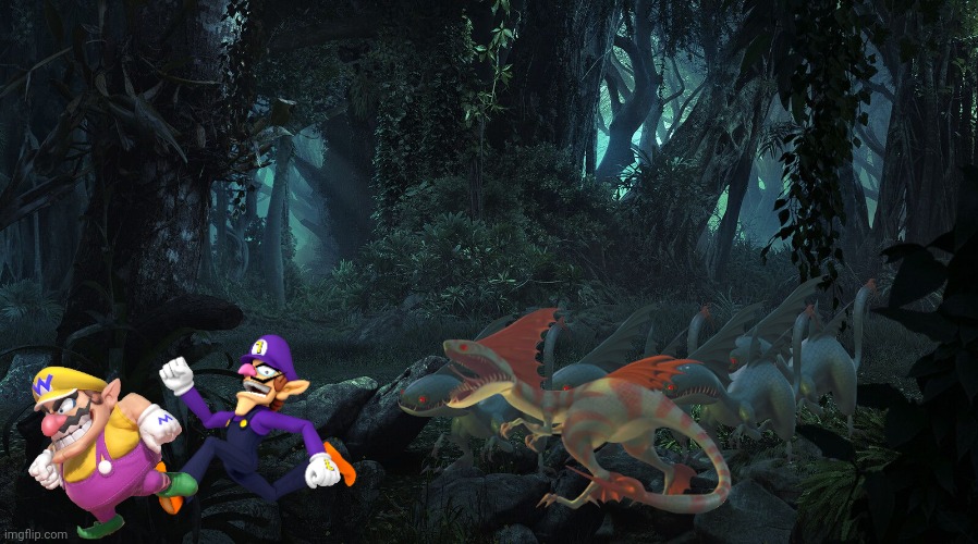Wario and Waluigi dies by a pack of Speed Stingers.mp3 | image tagged in wario dies,wario,waluigi,httyd,how to train your dragon,dragon | made w/ Imgflip meme maker