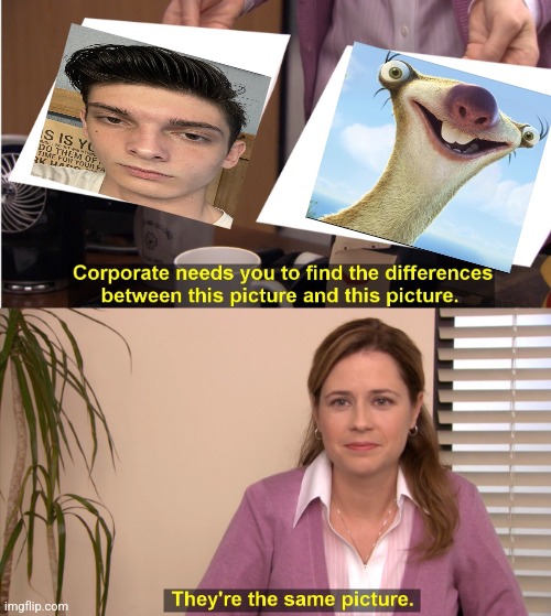 Sid in ohio | image tagged in memes,they're the same picture | made w/ Imgflip meme maker