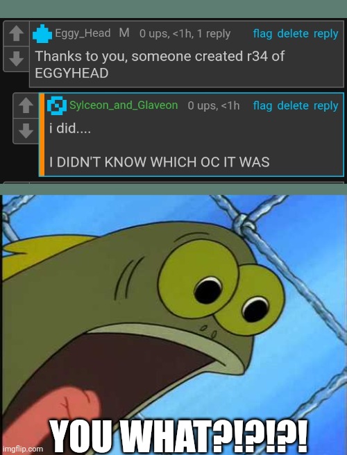 You deserve at LEAST a week long ban. | YOU WHAT?!?!?! | image tagged in you what | made w/ Imgflip meme maker