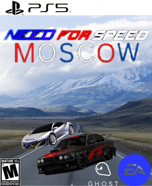 Fanmade need for speed moscow cover art, (sorry the cover art doesn't fit) | image tagged in need for speed,fun | made w/ Imgflip meme maker