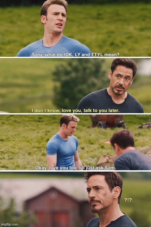 Initial Thoughts | image tagged in captain america,iron man | made w/ Imgflip meme maker