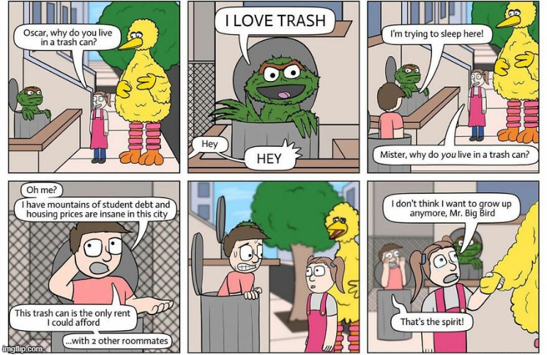 Trash Life | image tagged in comics | made w/ Imgflip meme maker