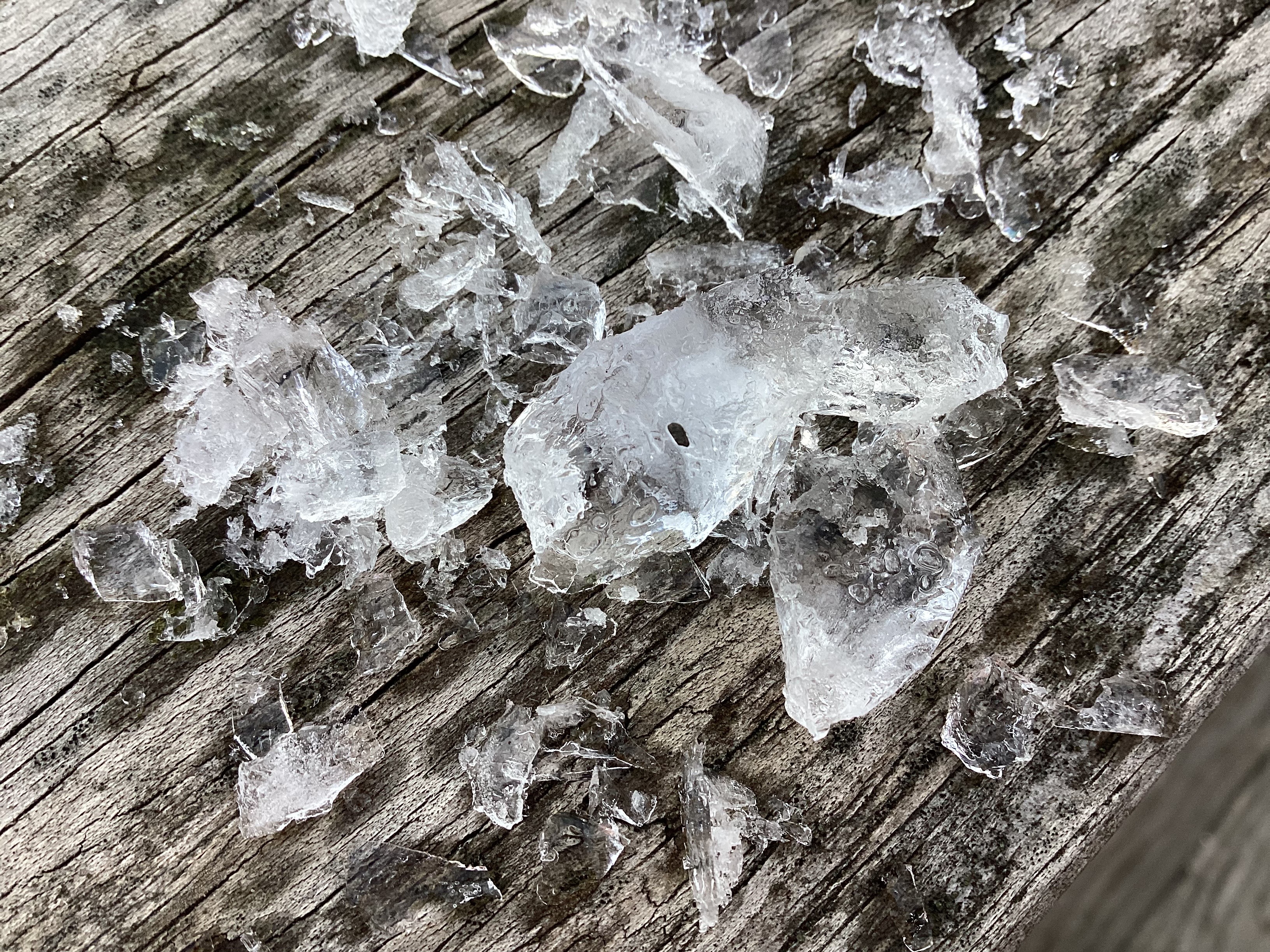 Crushed ice (I’m starting to run out of ideas now that we are in between fall and winter, give me ideas to try in the comments) | image tagged in share your own photos | made w/ Imgflip meme maker