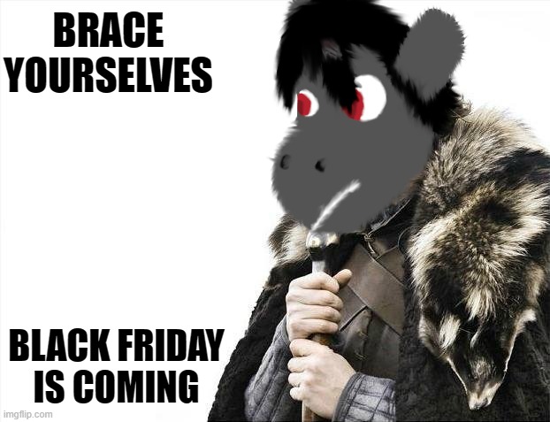 BRACE YOURSELVES; BLACK FRIDAY IS COMING | made w/ Imgflip meme maker