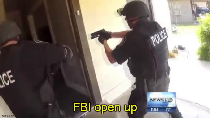half of yall worry me | FBI open up | image tagged in fbi open up | made w/ Imgflip meme maker