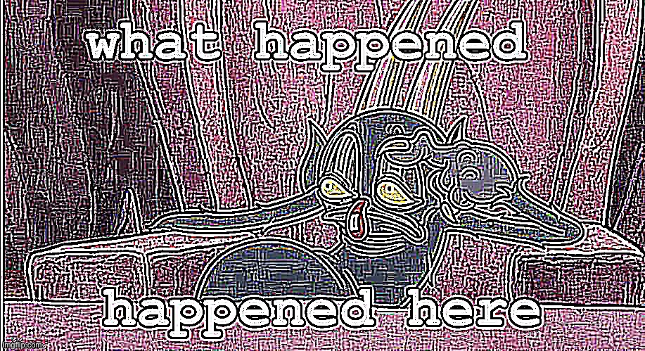 Devil what happened here | image tagged in devil what happened here | made w/ Imgflip meme maker