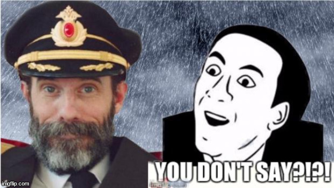 Captain obvious- you don't say? | image tagged in captain obvious- you don't say | made w/ Imgflip meme maker