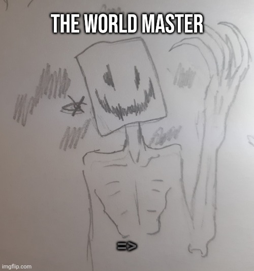 The World Master | The World Master; => | image tagged in the world master | made w/ Imgflip meme maker