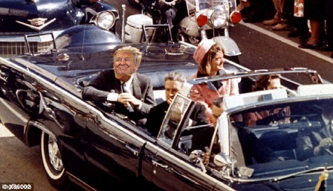 I have a dream | image tagged in jfk assassination convertible lbj jackie color | made w/ Imgflip meme maker