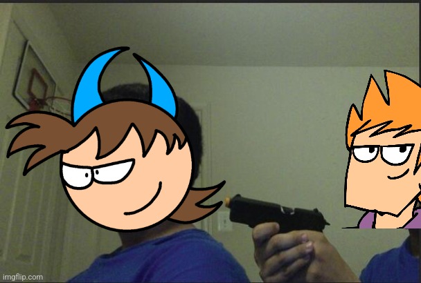 Jackie and matt in a nutshell | image tagged in eddsworld | made w/ Imgflip meme maker