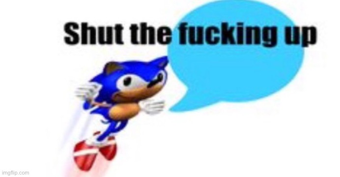 Shut the fucking up | image tagged in shut the fucking up | made w/ Imgflip meme maker