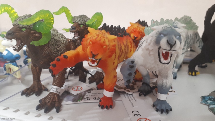 Fire + Ice Tigers | made w/ Imgflip meme maker