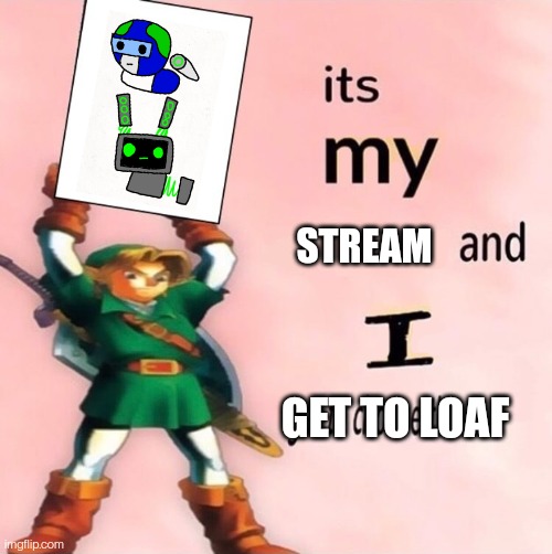 It's my ... and I get to choose the ... | STREAM GET TO LOAF | image tagged in it's my and i get to choose the | made w/ Imgflip meme maker