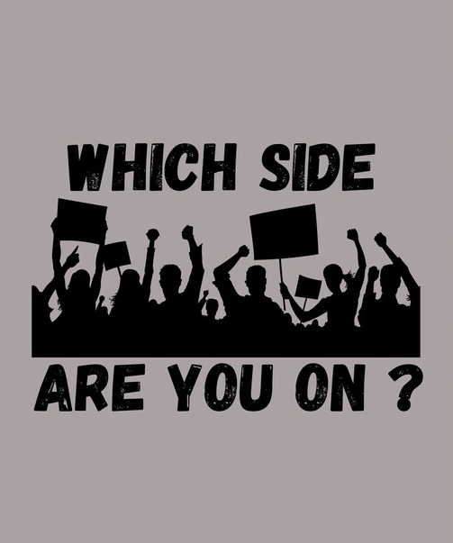 Which side are you on Blank Meme Template