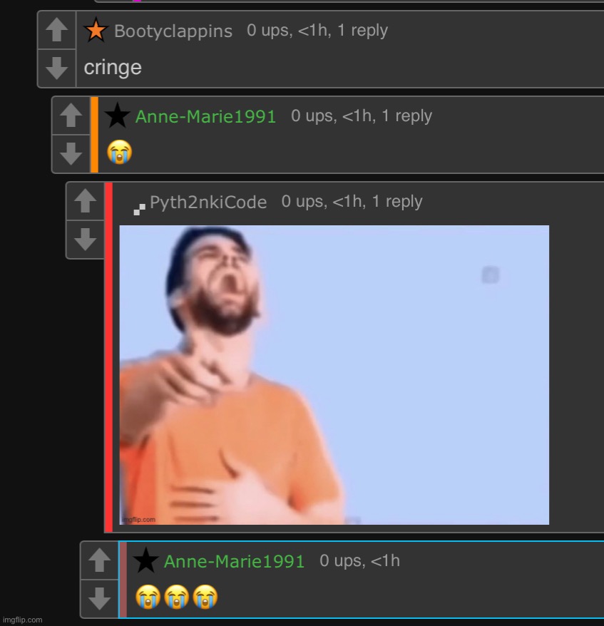 this was on a Blue alt btw xdd | made w/ Imgflip meme maker