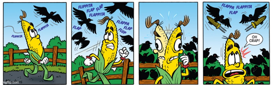 Corn | image tagged in corn,corns,comics,comic,comics/cartoons,bird | made w/ Imgflip meme maker
