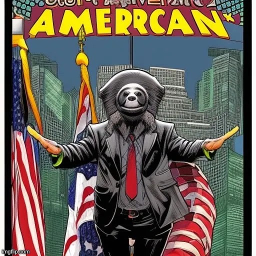 “Copyright is copywrong for America,” Vice-President Slothbertar | image tagged in copyright is copywrong for america vice-president slothbertar | made w/ Imgflip meme maker