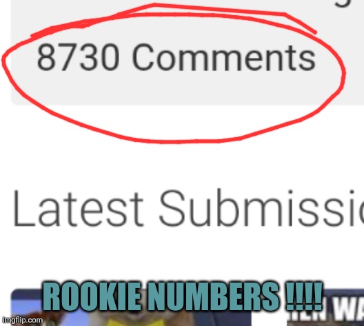 ROOKIE NUMBERS !!!! | made w/ Imgflip meme maker