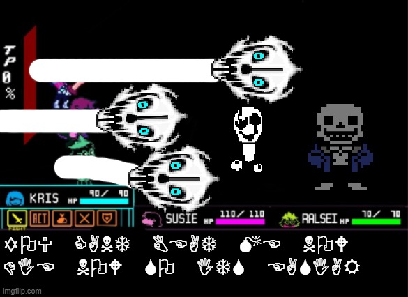 Blank Deltarune Battle | YOU CANT BEAT ME NOW
DIE NOW SO ITS EASIAR | image tagged in blank deltarune battle | made w/ Imgflip meme maker