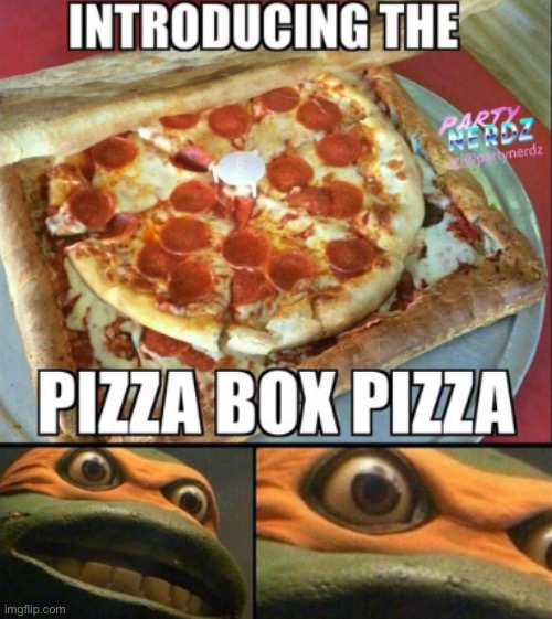 image tagged in pizza intensifies,tmnt,michael angelo,pizza | made w/ Imgflip meme maker