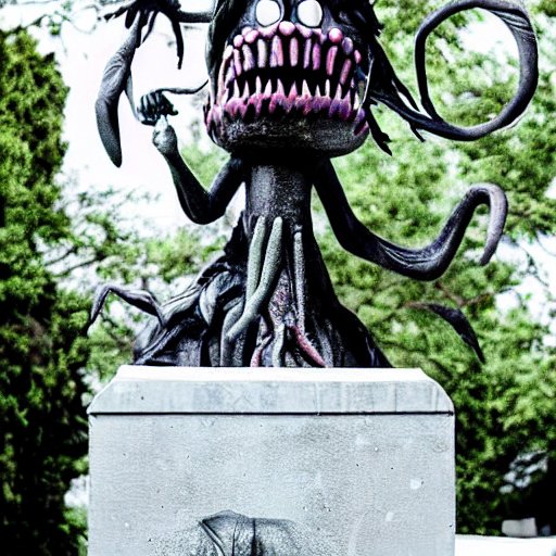 Philosophical Monster Sculpture Blank Meme Template