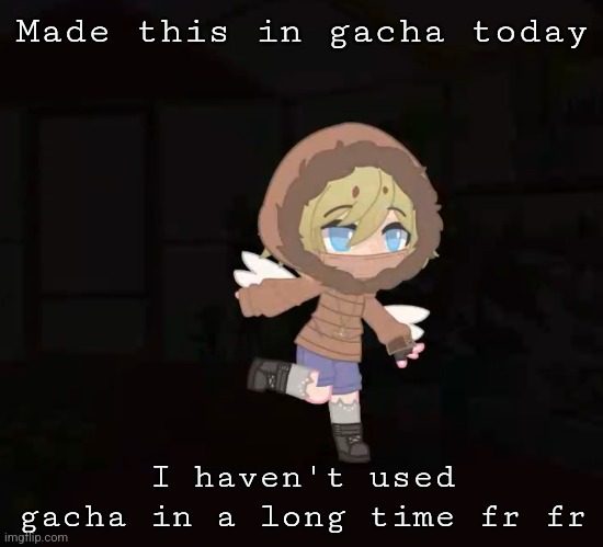 AAAAAAAA | Made this in gacha today; I haven't used gacha in a long time fr fr | image tagged in gacha club,kenny mccormick | made w/ Imgflip meme maker
