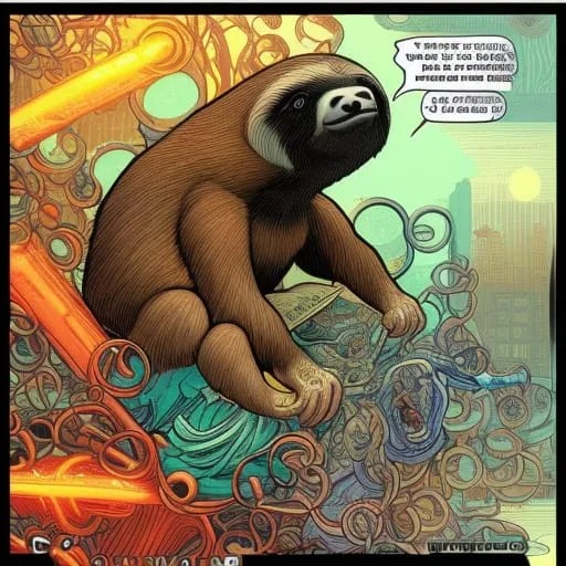 “Two copywrongs don’t make a copyright,” Slothbertarian declared Blank Meme Template