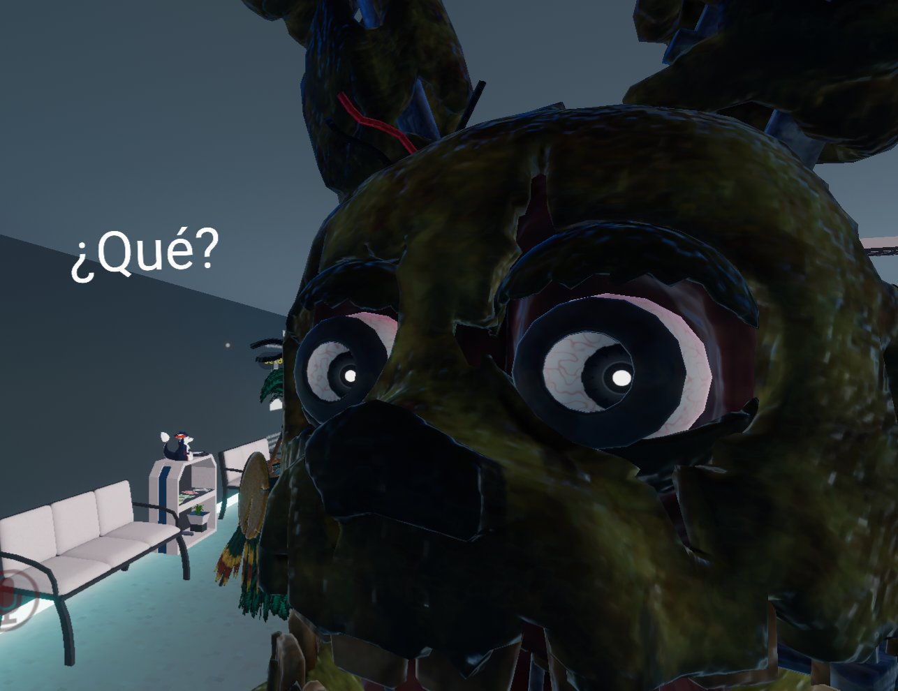 Springtrap Que Blank Meme Template